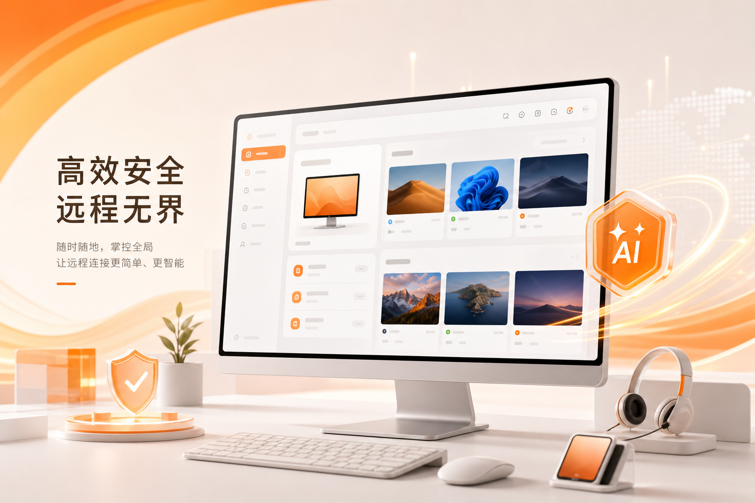 向日葵远程控制软件浏览器窗口演示